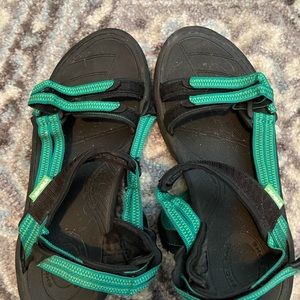 Teva Sandals. Used. No issues.